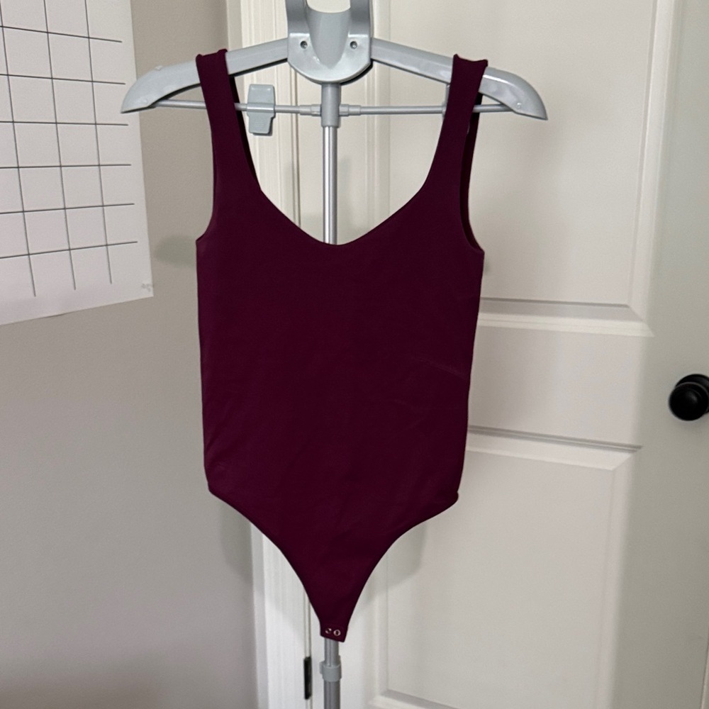 Free People Intimately Women's Bodysuit in Rich Burgundy